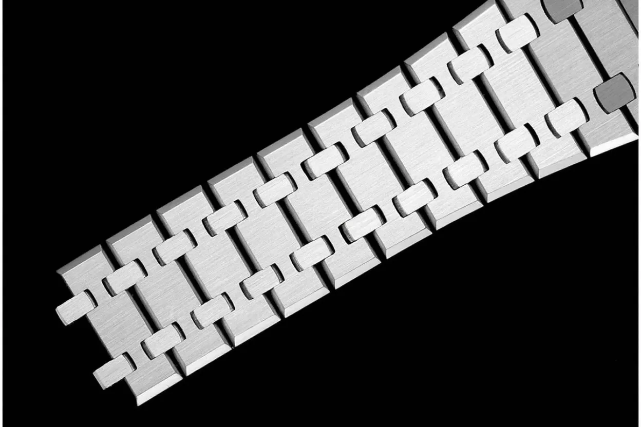 Royal Oak 15510 SS/SS White/Stk APSF A4302 Super Clone - Image 12