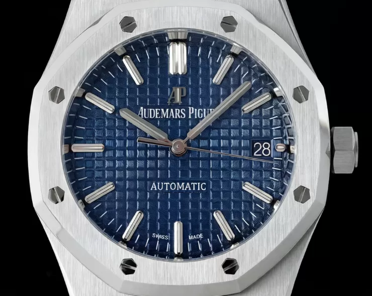 Alternative view of Royal Oak 15450 SS/SS Blue/Stk ZF SA3120 Super Clone