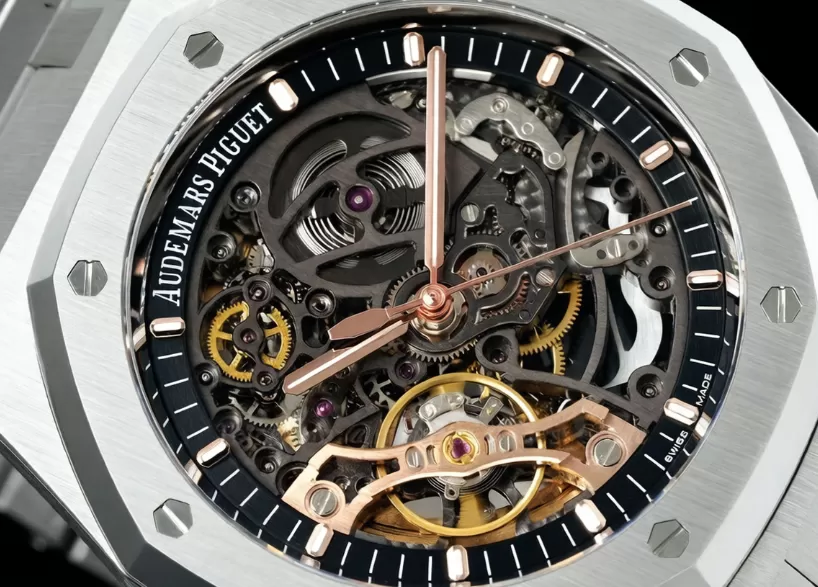 Alternative view of Royal Oak 15407 41mm SS/SS Skeleton Dial THBF SH3132 V2 Super Clone