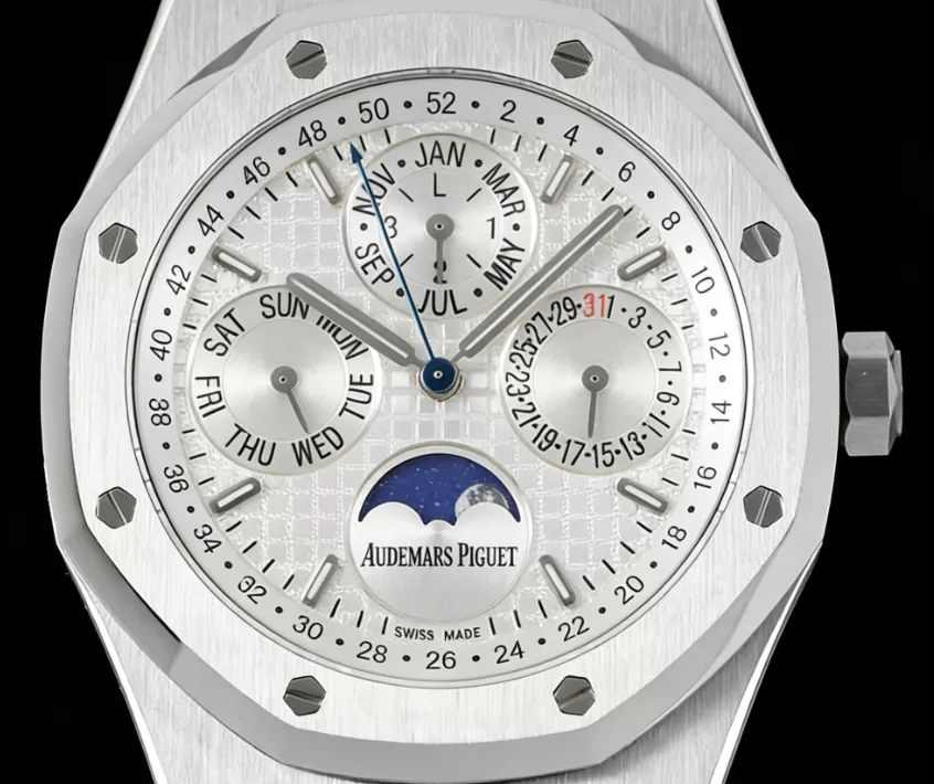 Alternative view of Royal Oak Perpetual Cal 26574 SS/SS White APSF A5134
