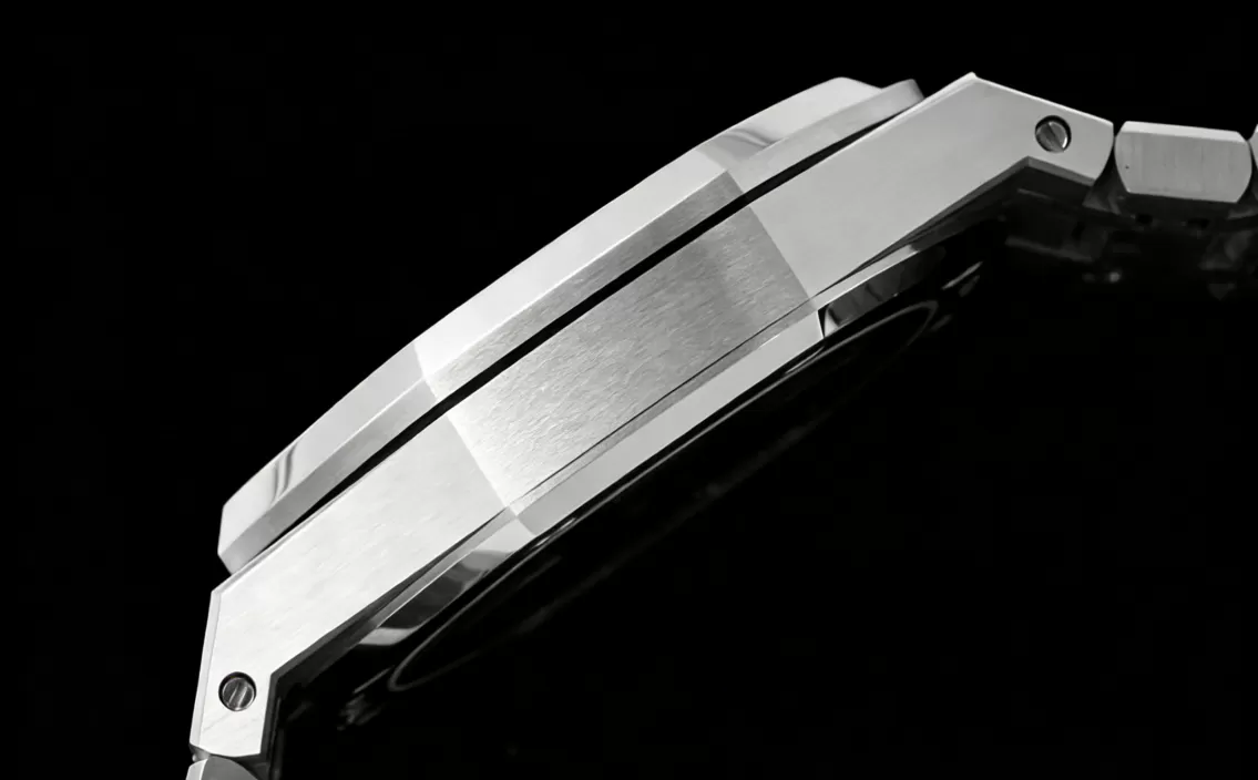 Royal Oak 41mm 15500 SS/SS Black/Stk APSF A4302 Super Clone - Image 5