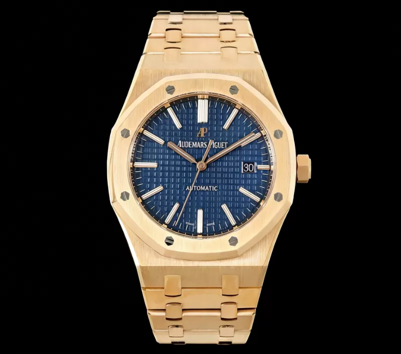 Alternative view of Royal Oak 15400 RG/RG Blue/Stk ZF V2 A3120 Super Clone