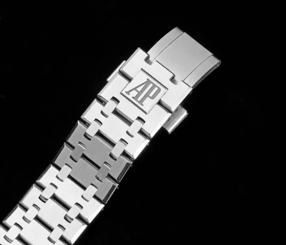 Royal Oak 41mm 15500 SS/SS Black/Stk ZF V3 A4302 Super Clone - Image 13
