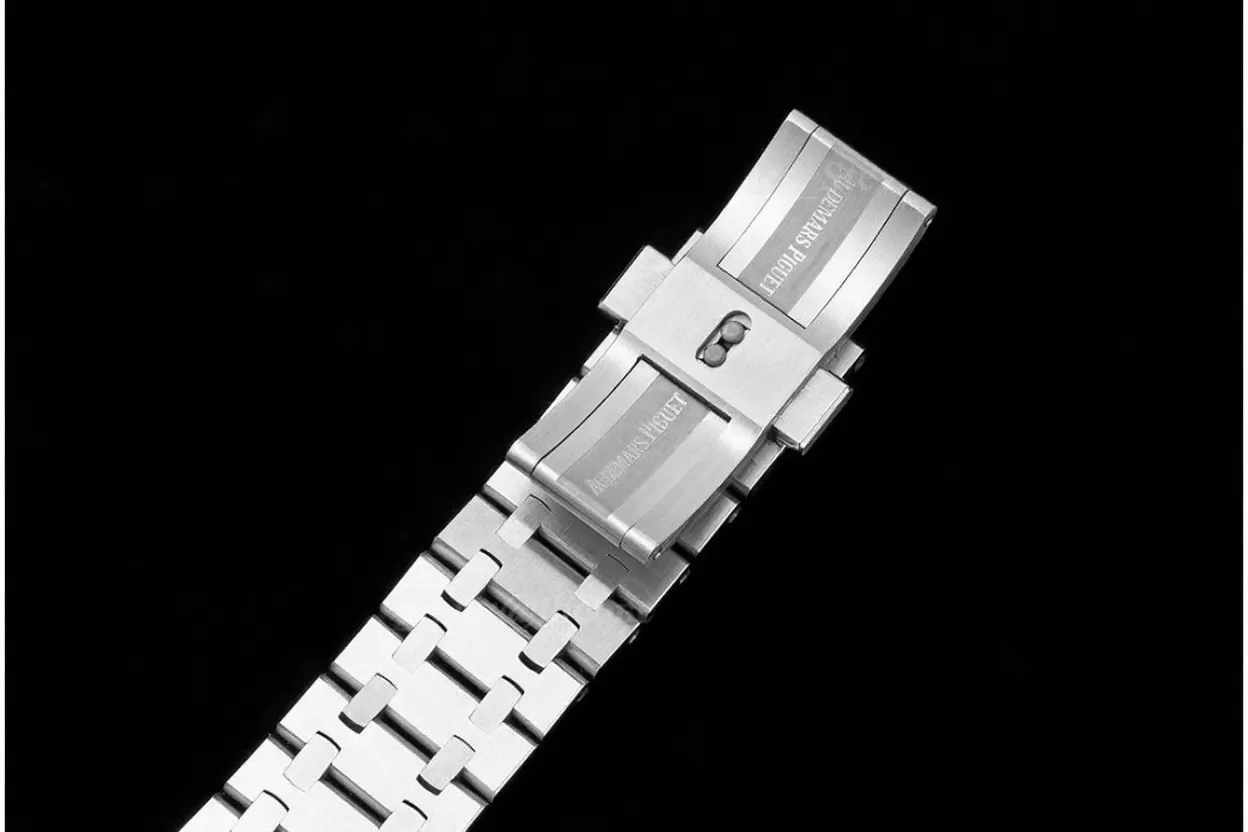 Royal Oak 41mm 15500 SS/SS Black/Stk ZF V3 A4302 Super Clone - Image 14
