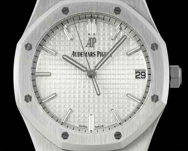 Alternative view of Royal Oak 41mm 15500 SS/SS White/Stk ZF V3 A4302 Super Clone