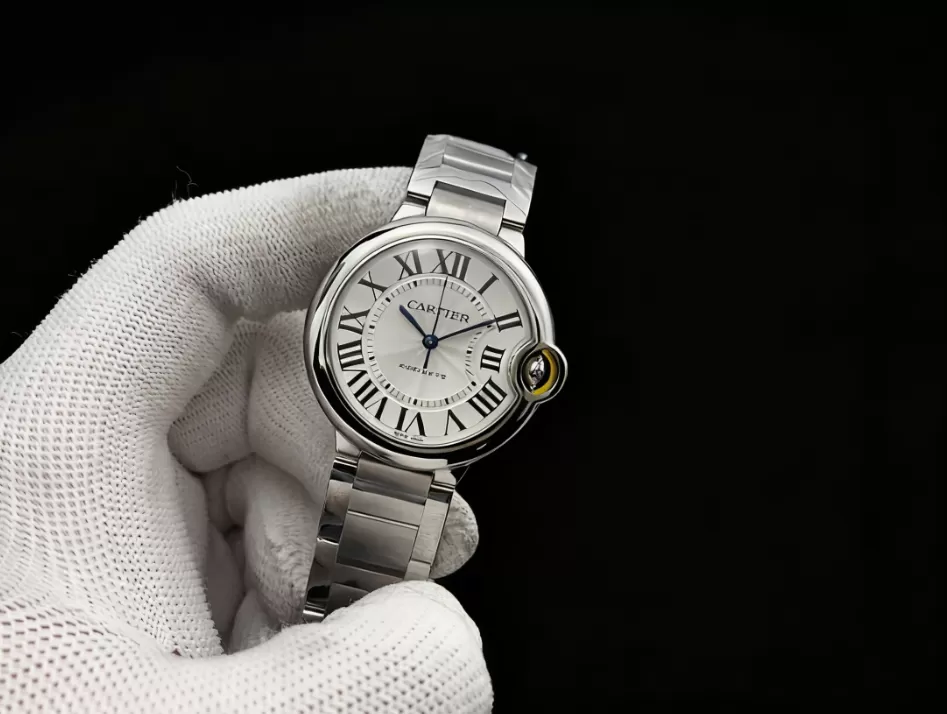 Alternative view of Ballon Bleu De Cartier 36mm SS/SS White Dial V6F NH05