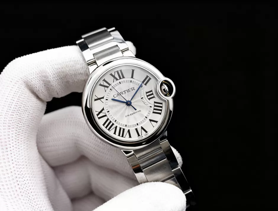 Ballon Bleu De Cartier 36mm SS/SS White Dial V6F NH05 - Image 5