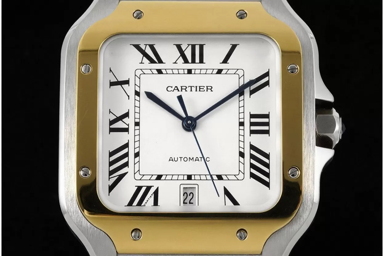 Alternative view of Cartier - Santos De Cartier 2018 Mens XL 40mm YG/SS Wht BVF MY9019