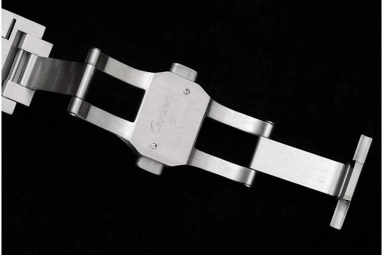 Cartier - Santos De Cartier 2018 Mens XL 40mm YG/SS Wht BVF MY9019 - Image 26