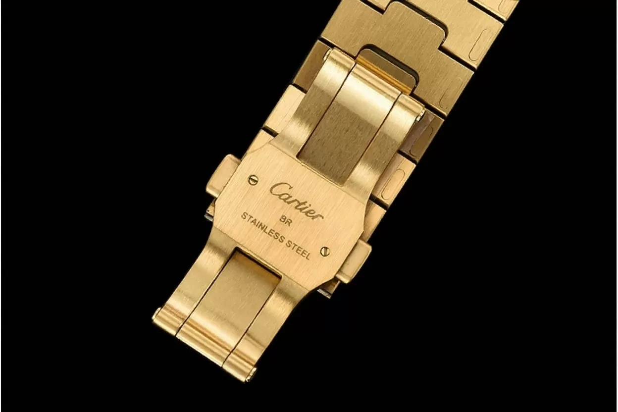 Cartier - Santos De Cartier Mens XL YG/YG White 3KF MY9015 - Image 13