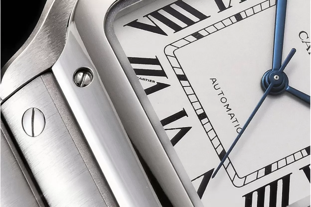 Cartier - Santos De Cartier 35mm Mens SS/SS White 3KF MY9015 - Image 7