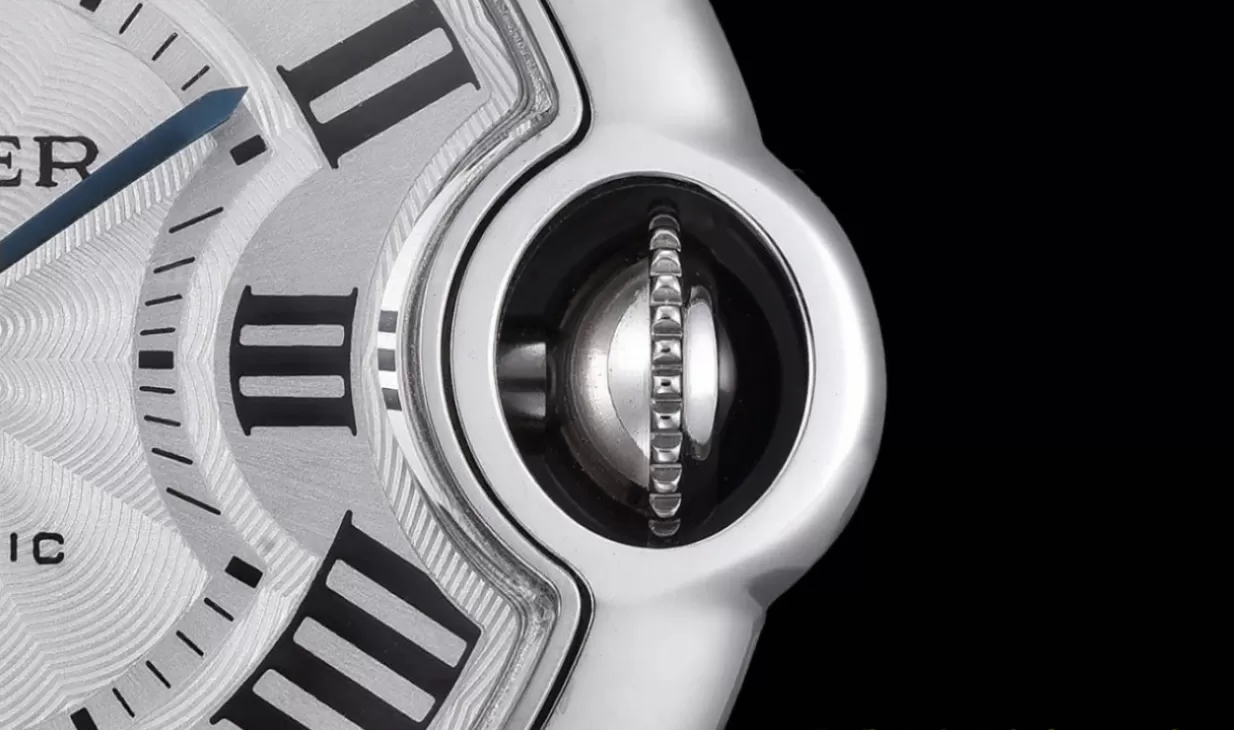 Ballon Bleu De Cartier 33mm White Textured Dial SS/SS V6F V8 NH05 - Image 4