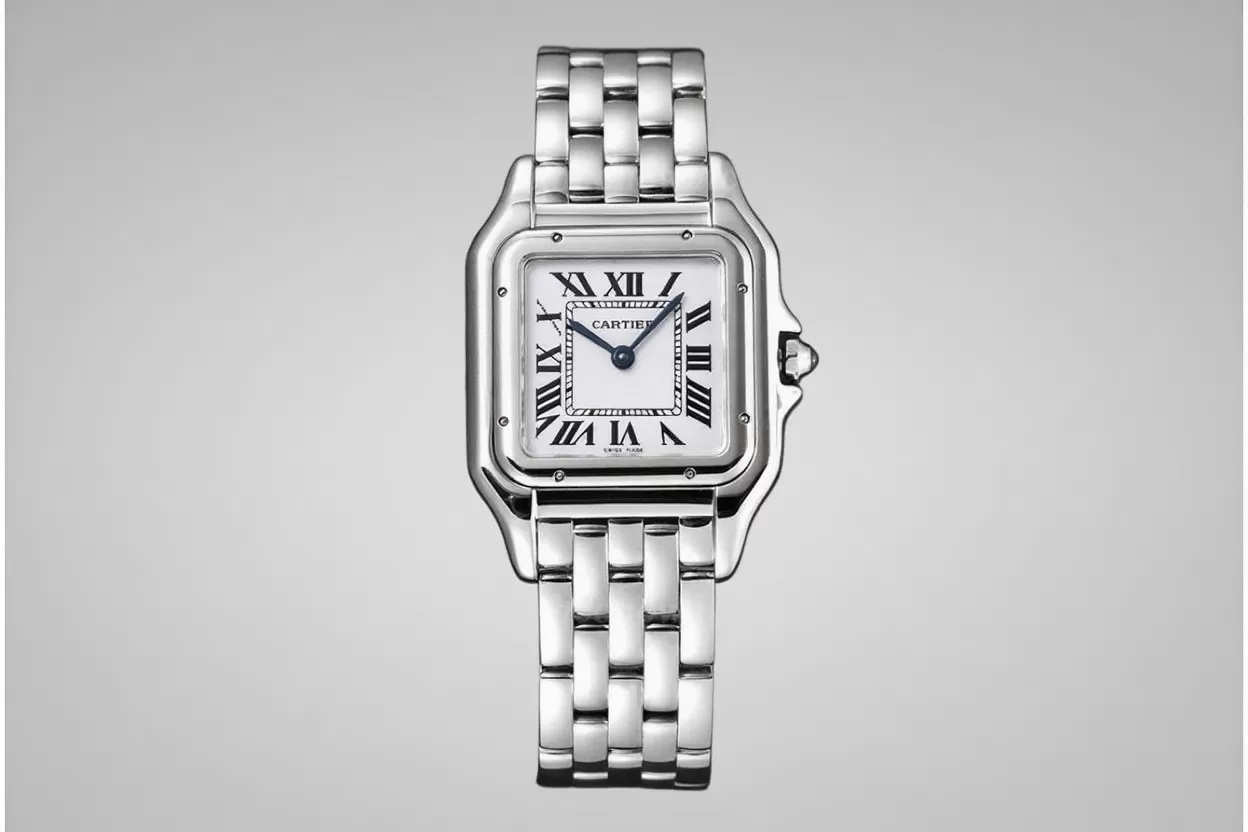 Alternative view of Panthere Secrete De Ladies 27mm SS/SS White 8848F Swiss Qtz