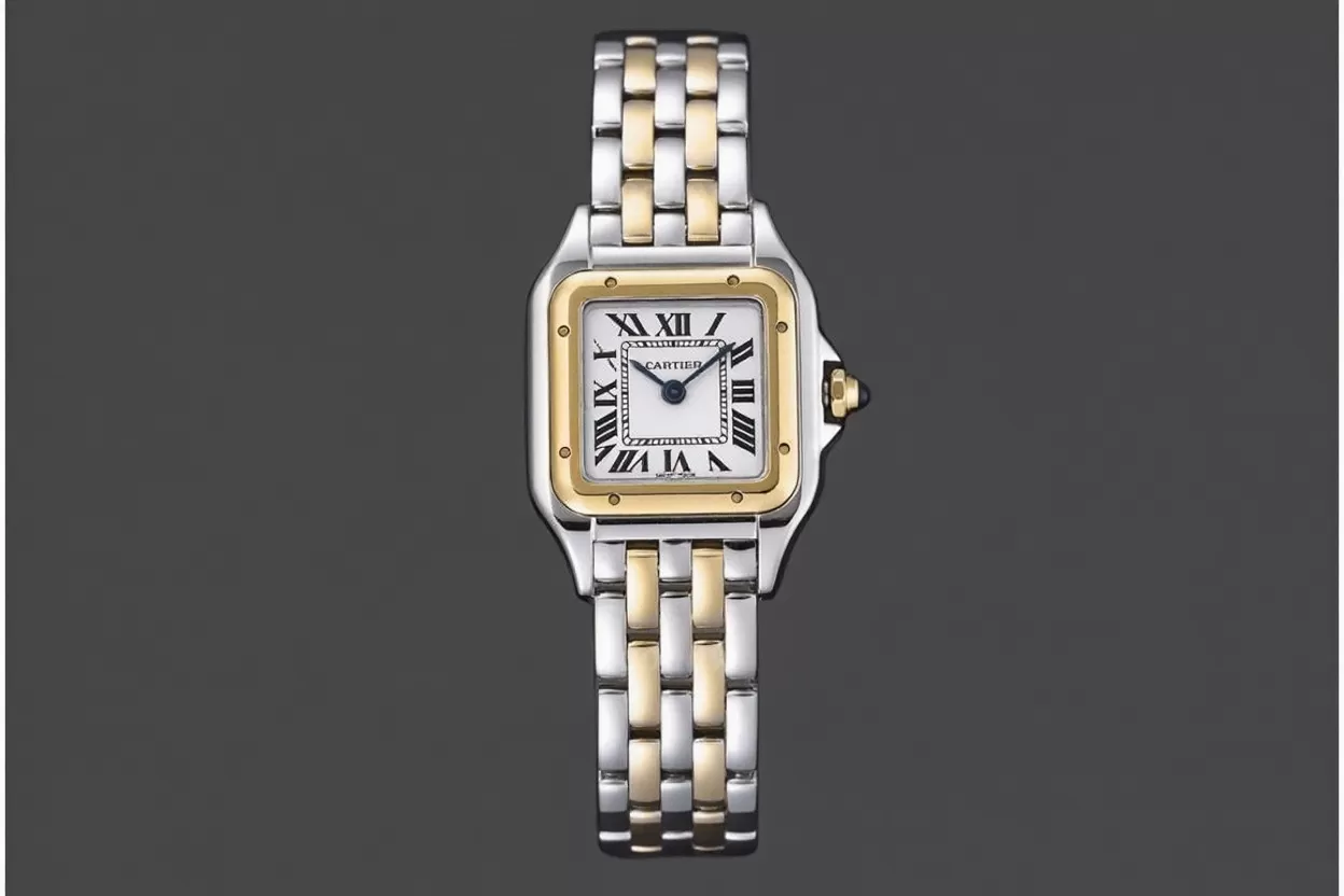 Alternative view of Panthere Secrete De Ladies 22mm YG/SS White Dial 8848F Swiss Qtz