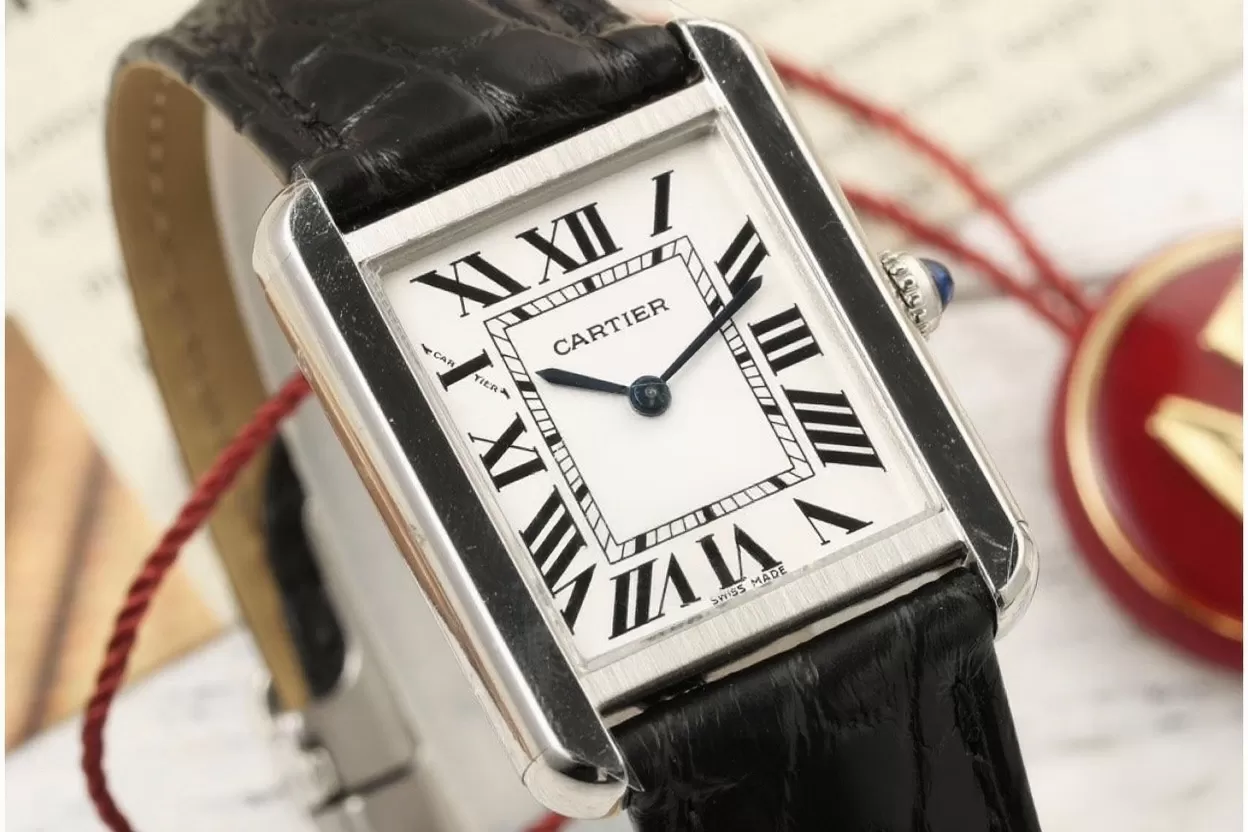 Cartier - Tank Solo 24.4mm O SS/LE White Dial AF Quartz - Image 3