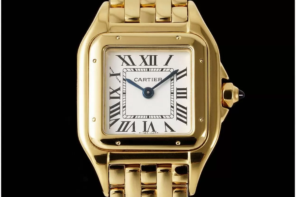 Alternative view of Panthere Secrete De Ladies Small 22mm YG/YG White AF Quartz
