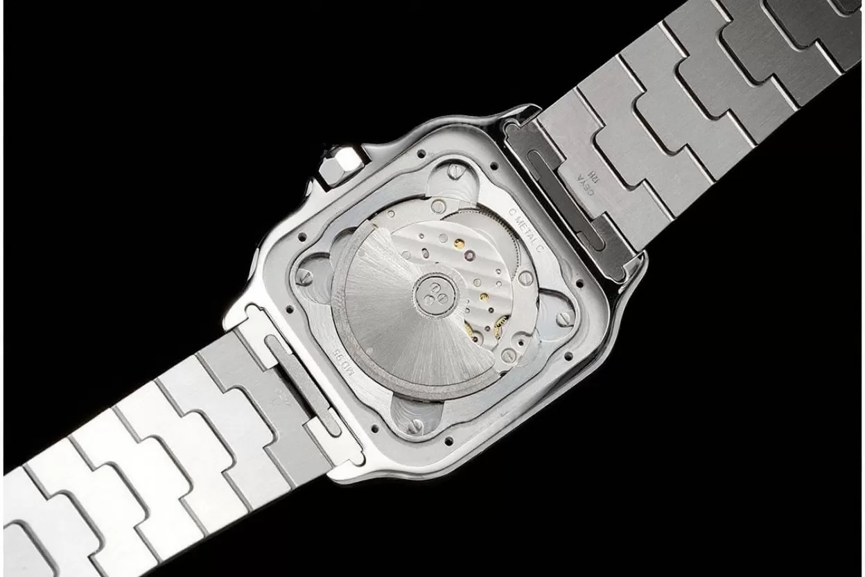 Santos De Cartier 40mm XL SS/SS Green Dial AF MY9015 - Image 6