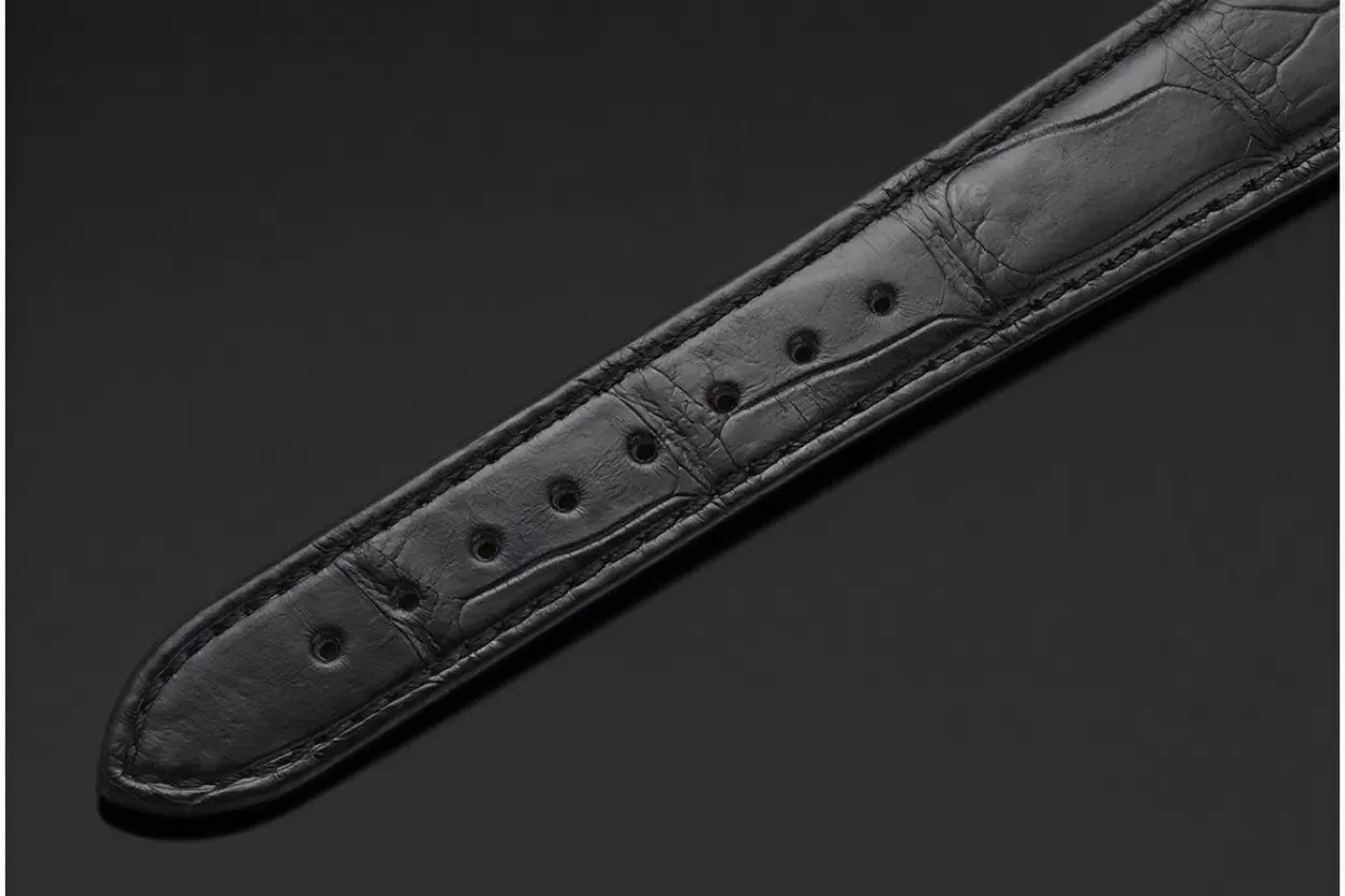 Tank Louis 25.5mm Alligator Leather YG/LE Black Dial DRF Quartz - Image 13
