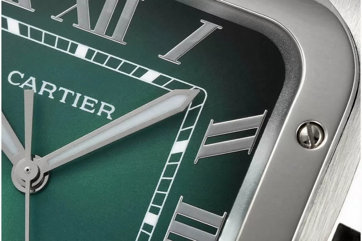 Santos De Cartier 40mm XL SS/SS Green Dial BVF MY9019 - Image 6