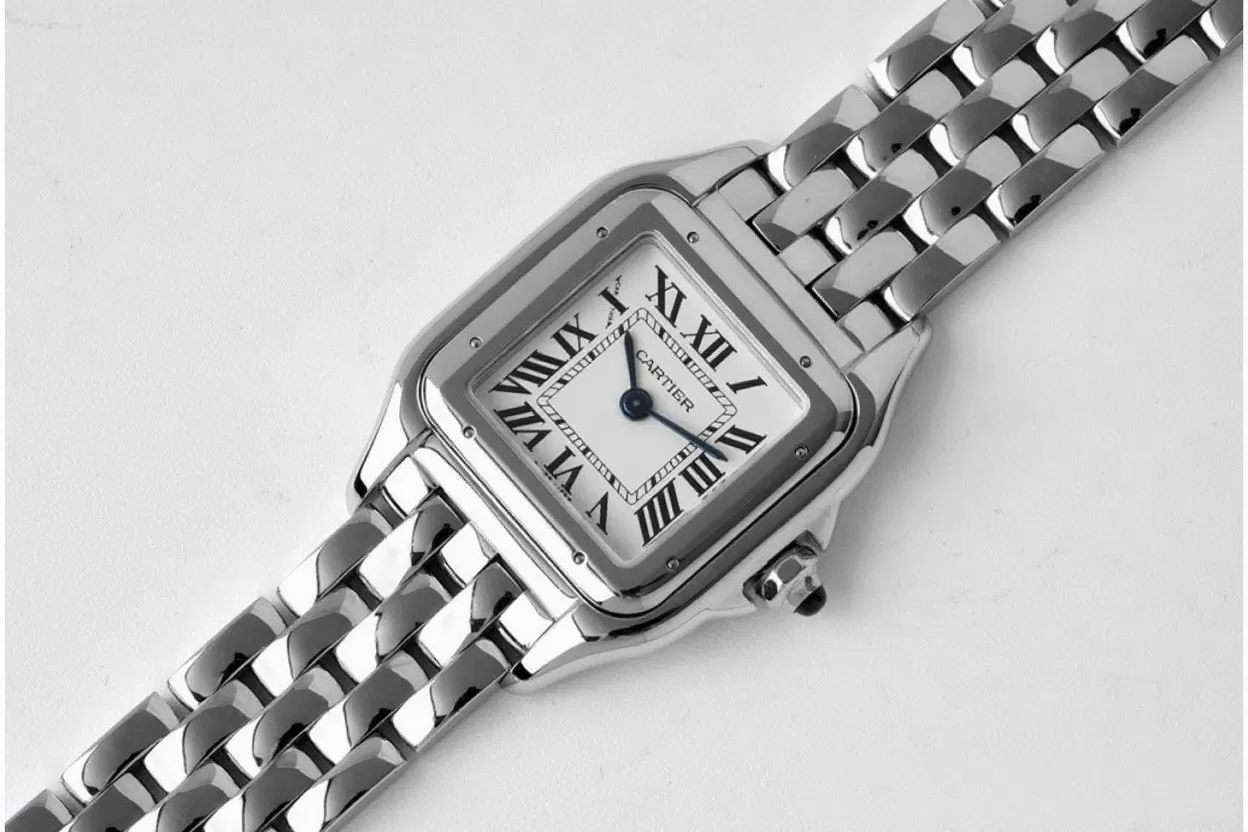 Alternative view of Panthere Secrete De Ladies 22mm SS/SS White BVF Swiss Qtz