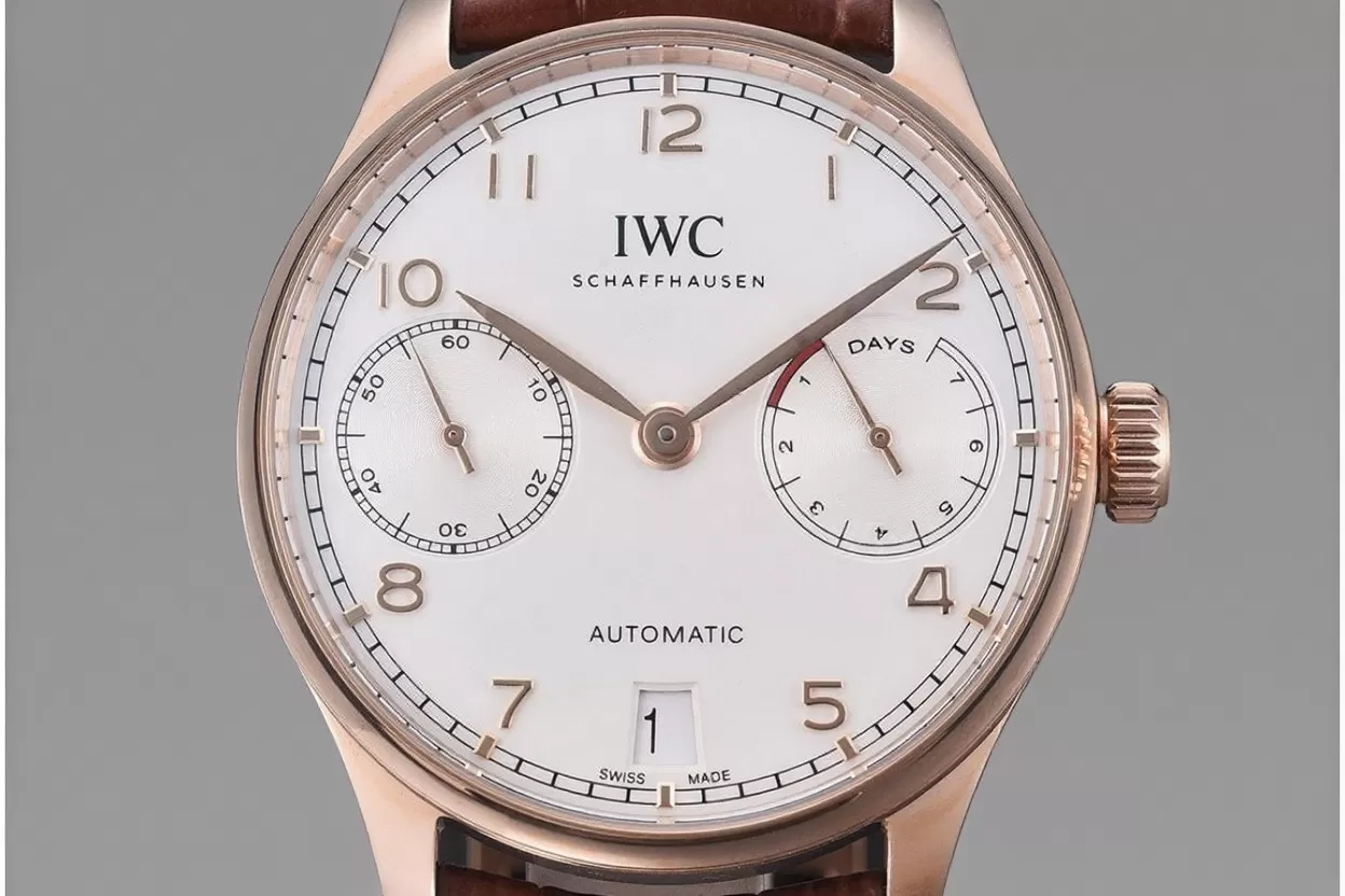 Alternative view of Portugieser 7 Days 42mm RG/LE White Dial ZF V5 A52010