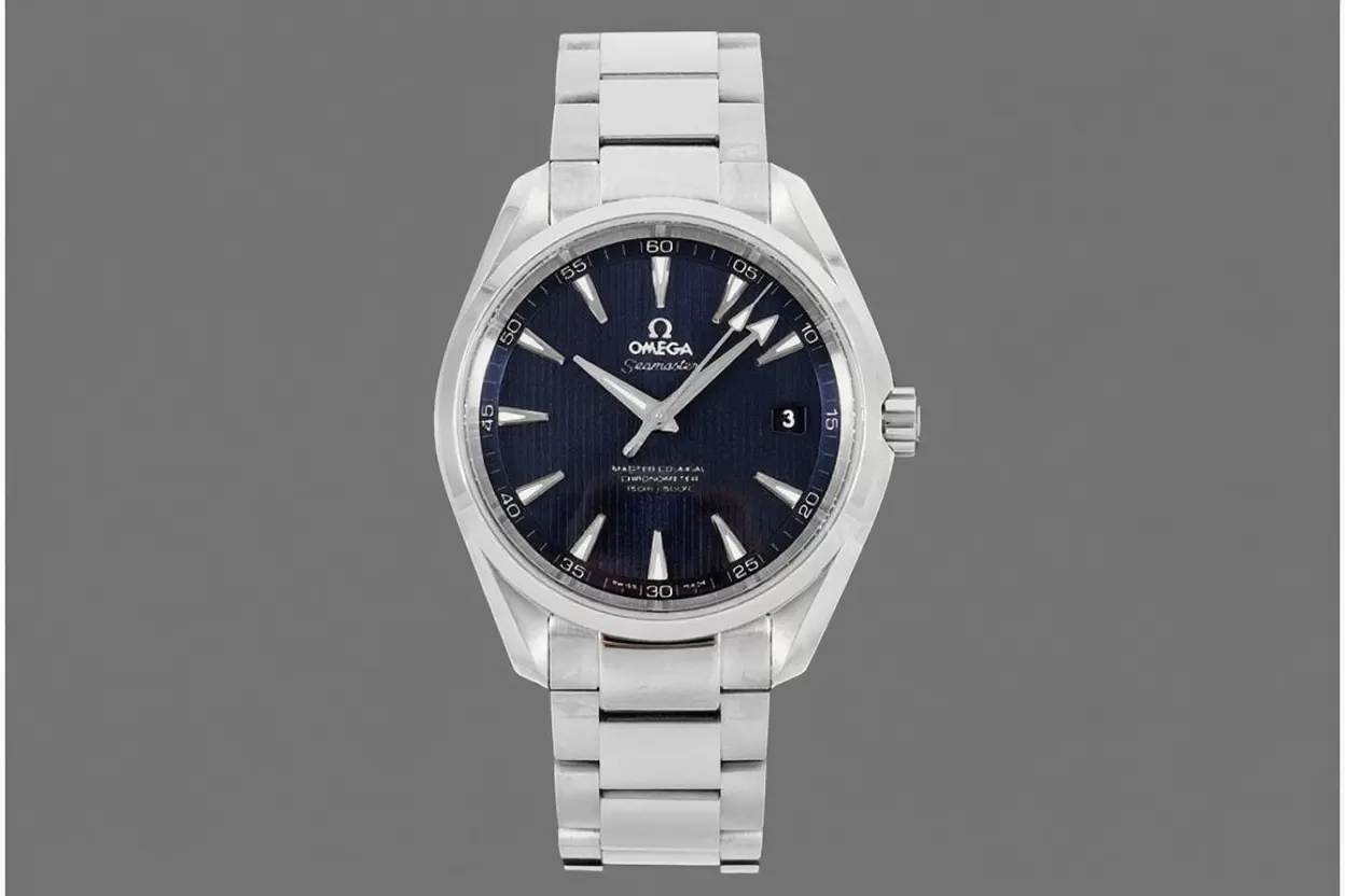 Alternative view of Aqua Terra 150m 41mm SS/SS Blue VSF A8500