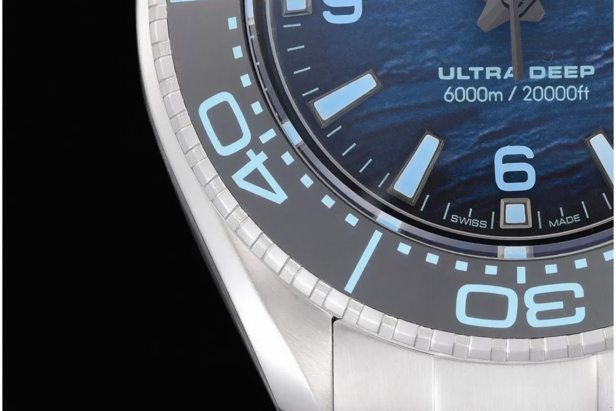 Planet Ocean Ultra Deep 'Challenger' 45.5mm SS/SS Blue Dial VSF A8912 Super Clone - Image 5