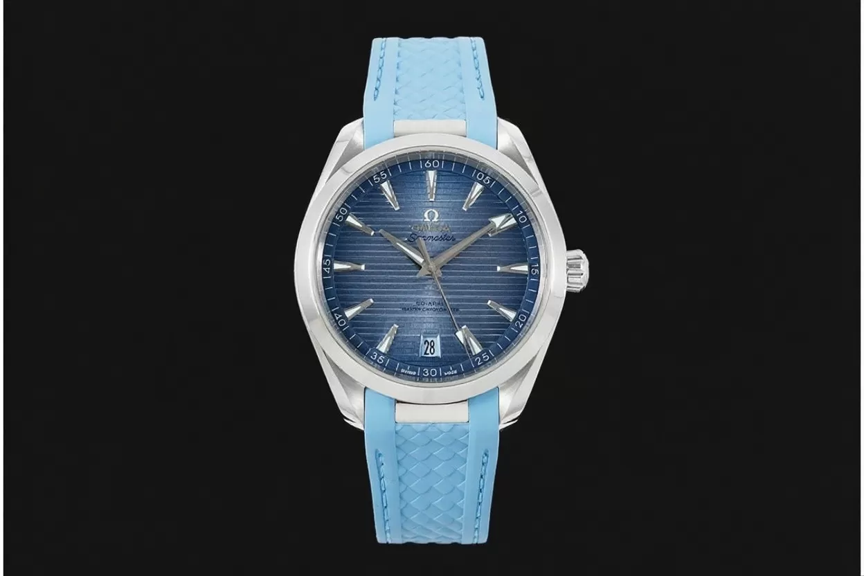 Alternative view of Aqua Terra 150m 41mm SS/RU Dark Blue Dial VSF A8900