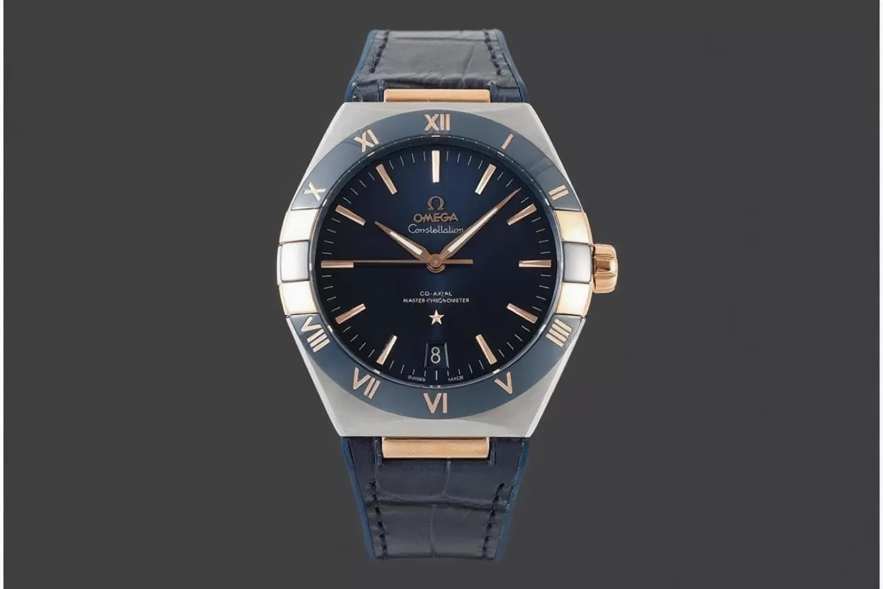 Alternative view of Constellation 41mm RG/LE Blue Dial VSF A8900