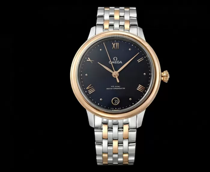 Alternative view of De Ville Prestige Ladies 34mm SS/RG Blue Dial VSF A8800
