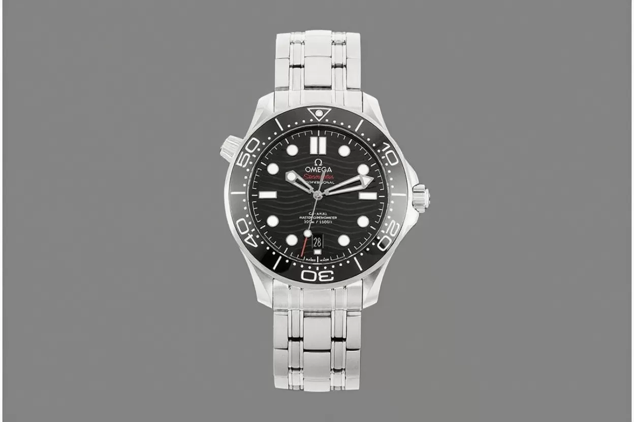 Alternative view of Seamaster 300m 42mm SS/SS Black Dial VSF VS8800 Super Clone
