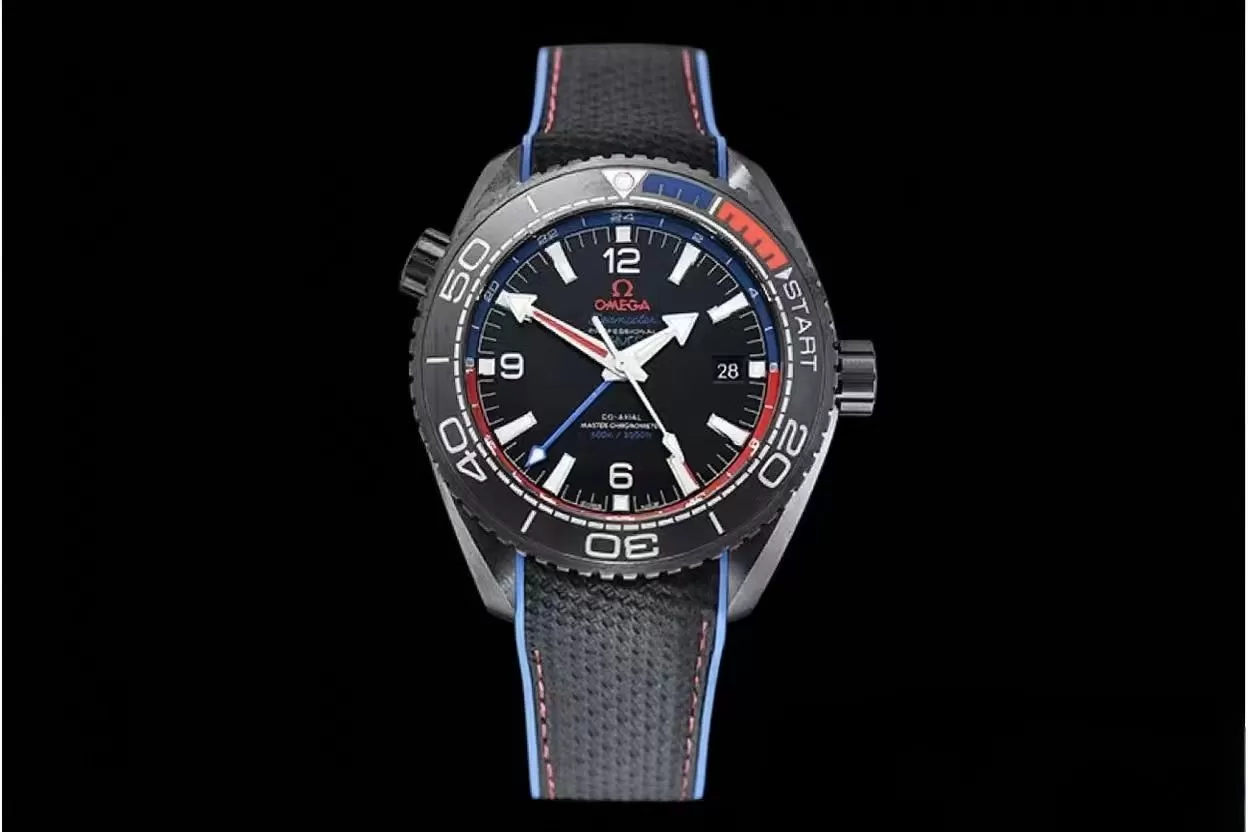 Alternative view of Planet Ocean 45.5mm America Cup CER/NY Blk VSF A8906