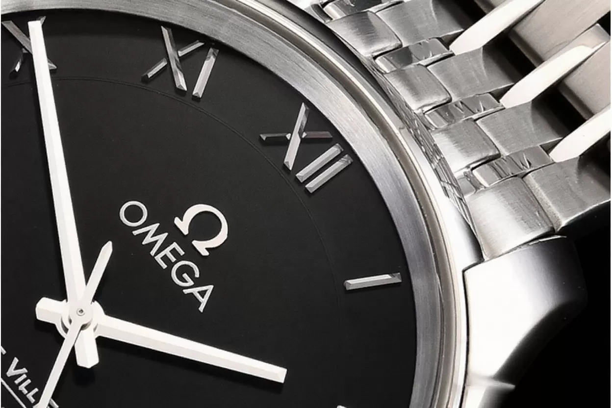Omega - De Ville Mens Co-Axial 41mm SS/SS Black/Roman VSF A8500 - Image 12