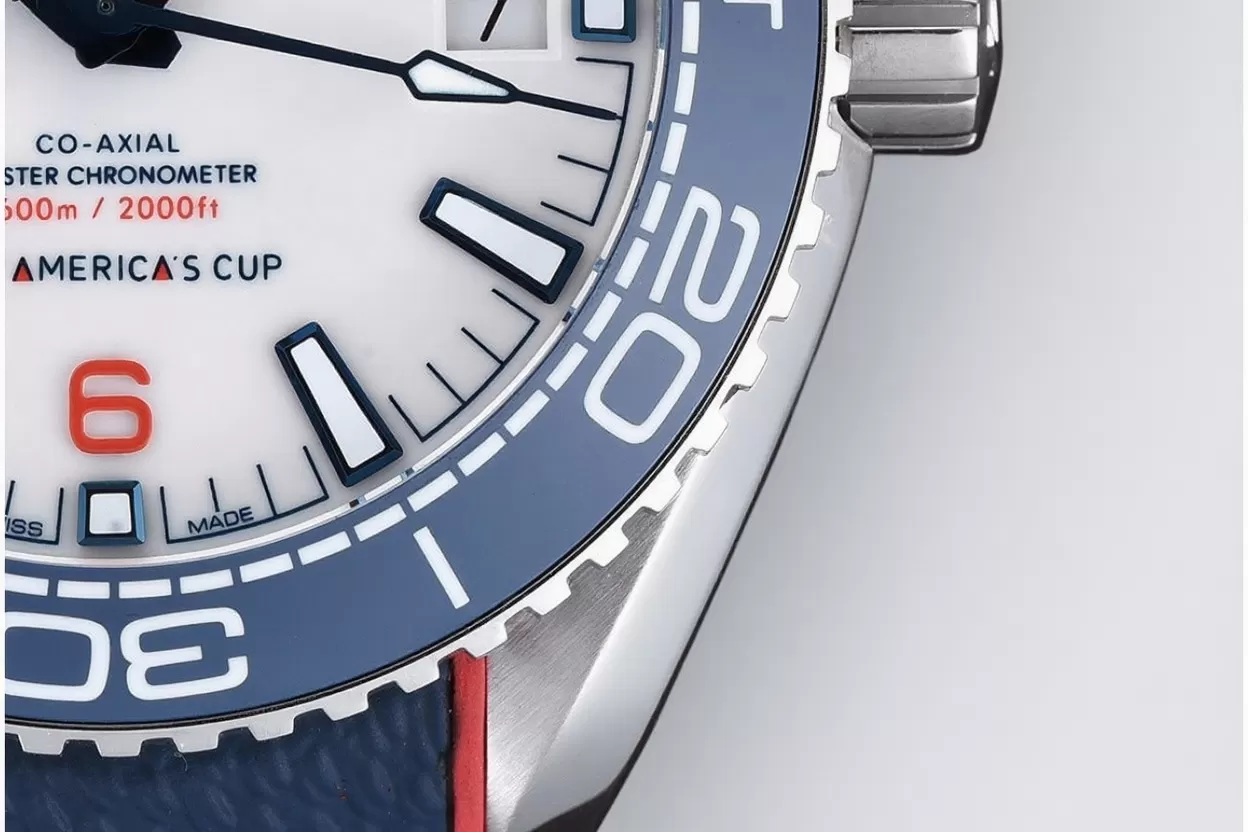 Planet Ocean 43.5mm America's Cup SS/RU White VSF A8900 - Image 9
