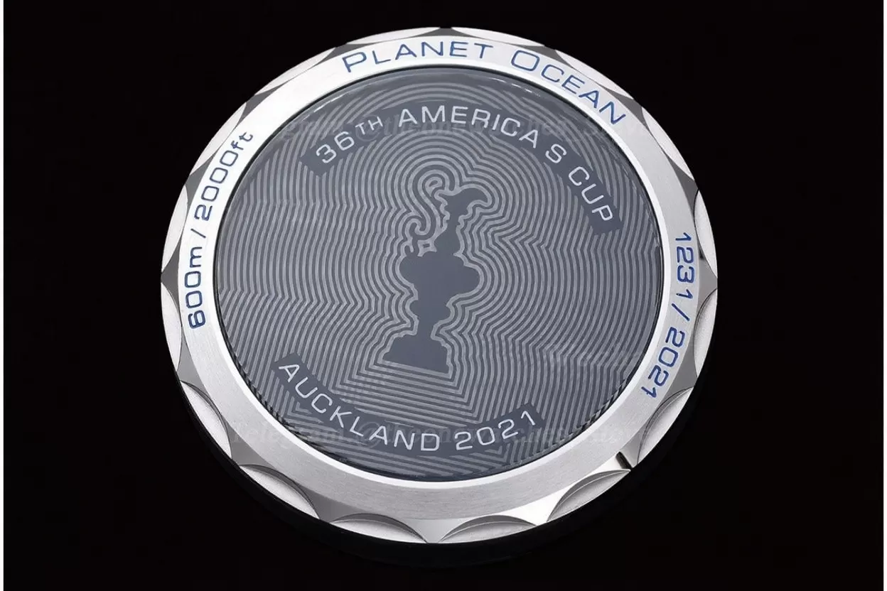 Planet Ocean 43.5mm America's Cup SS/RU White VSF A8900 - Image 18