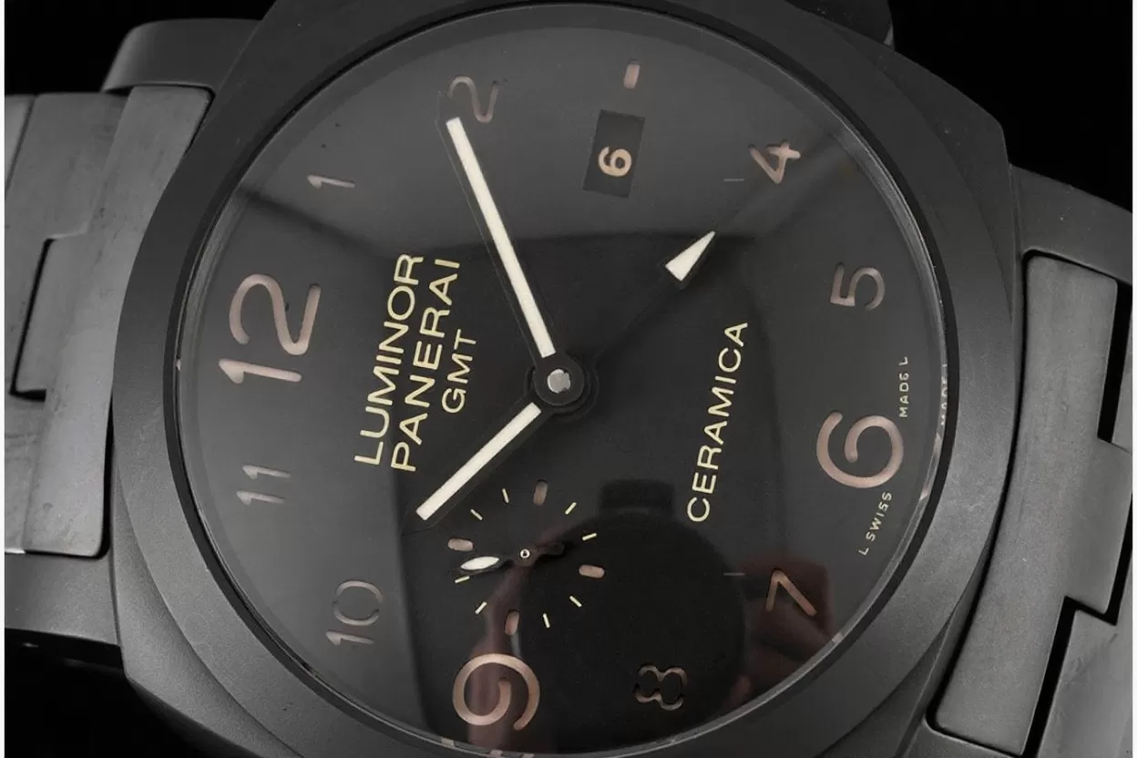 Luminor PAM438 GMT Ceramic/Cer Black VSF P9001 Super Clone - Image 3