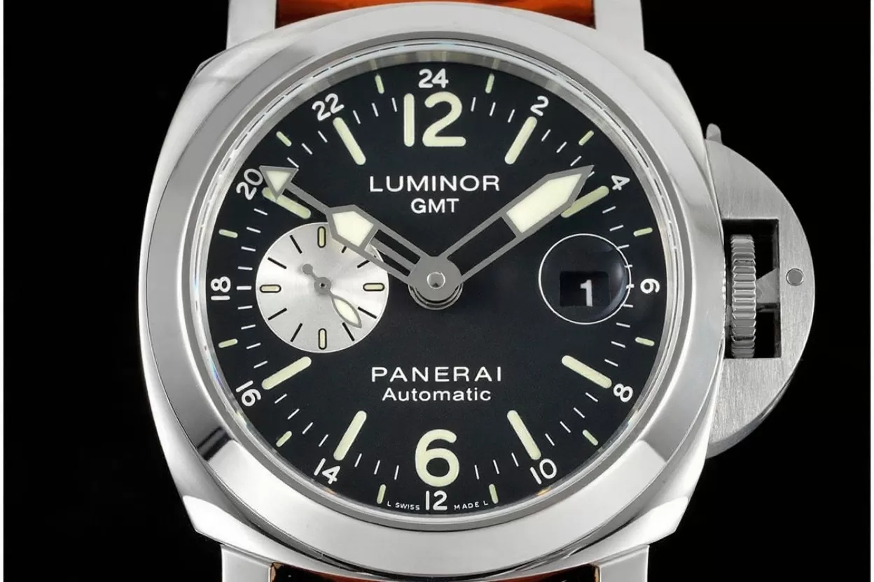 Alternative view of Luminor GMT PAM088 44mm SS/LE Black//Stk VSF OPVIII