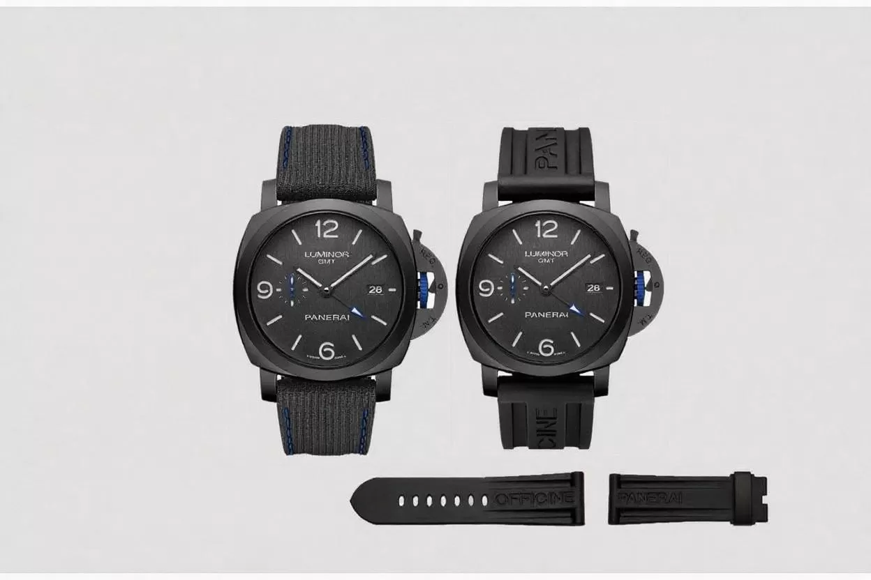 Alternative view of Luminor Marina GMT PAM1176 44mm Ceramic/NY VSF P9010