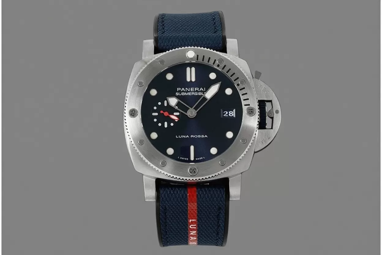 Submersible PAM1391 Luna Rossa 44mm SS/RU Blue Dial VSF P900 - Image 3