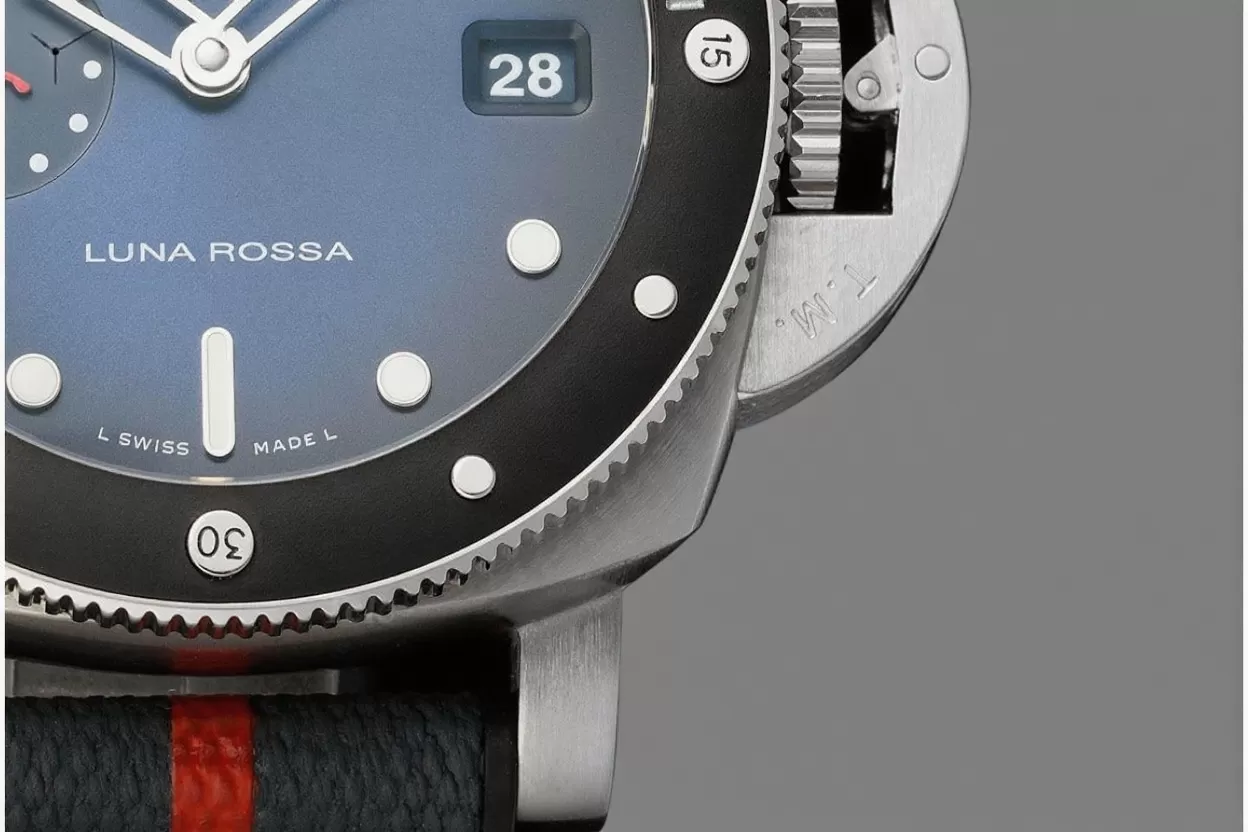 Submersible PAM1565 Luna Rossa 42mm SS/RU Blue Dial VSF P900 - Image 7