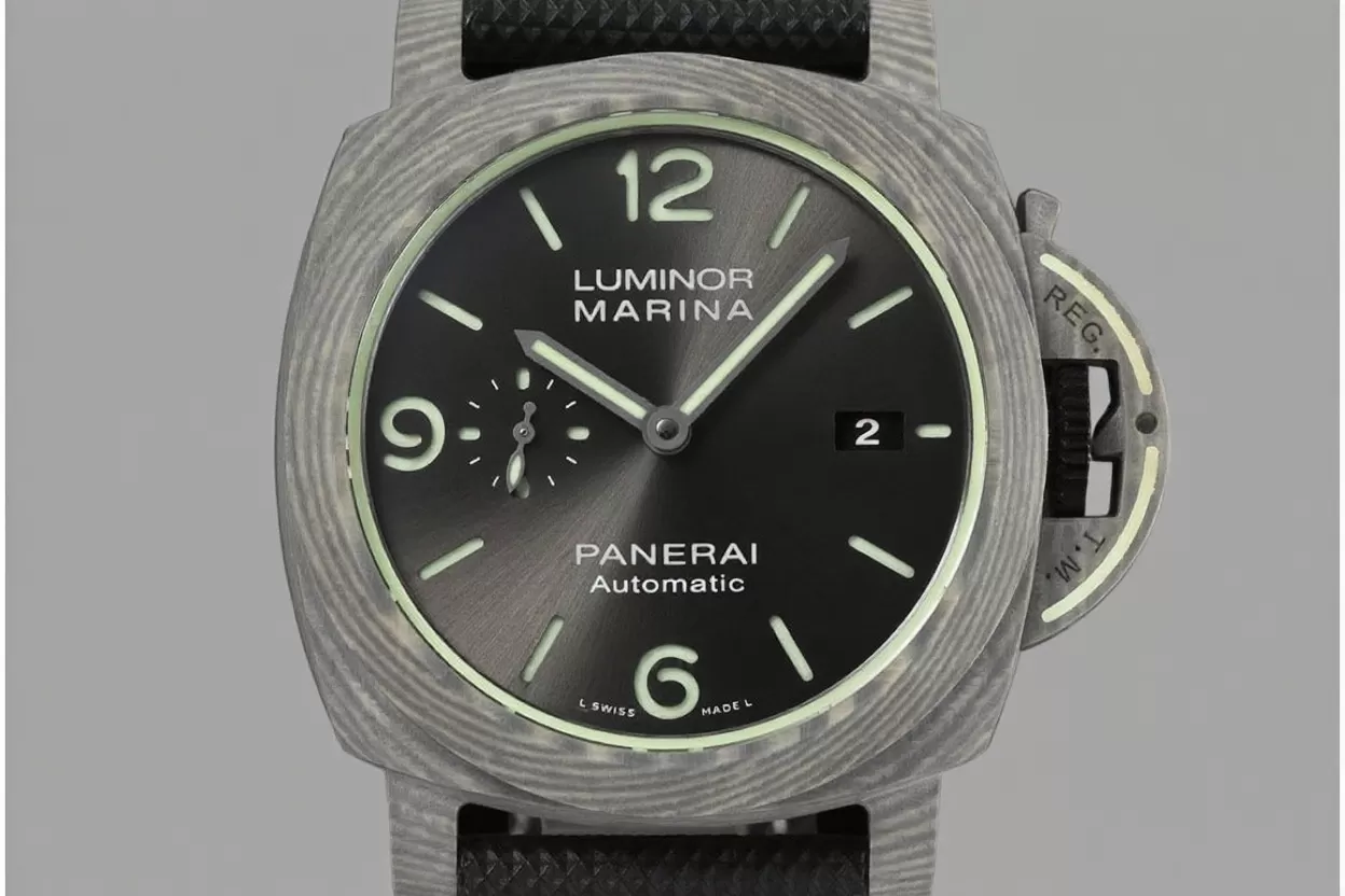 Alternative view of Luminor Marina PAM1119 44mm Carbon/NY Grey Dial VSF P9010