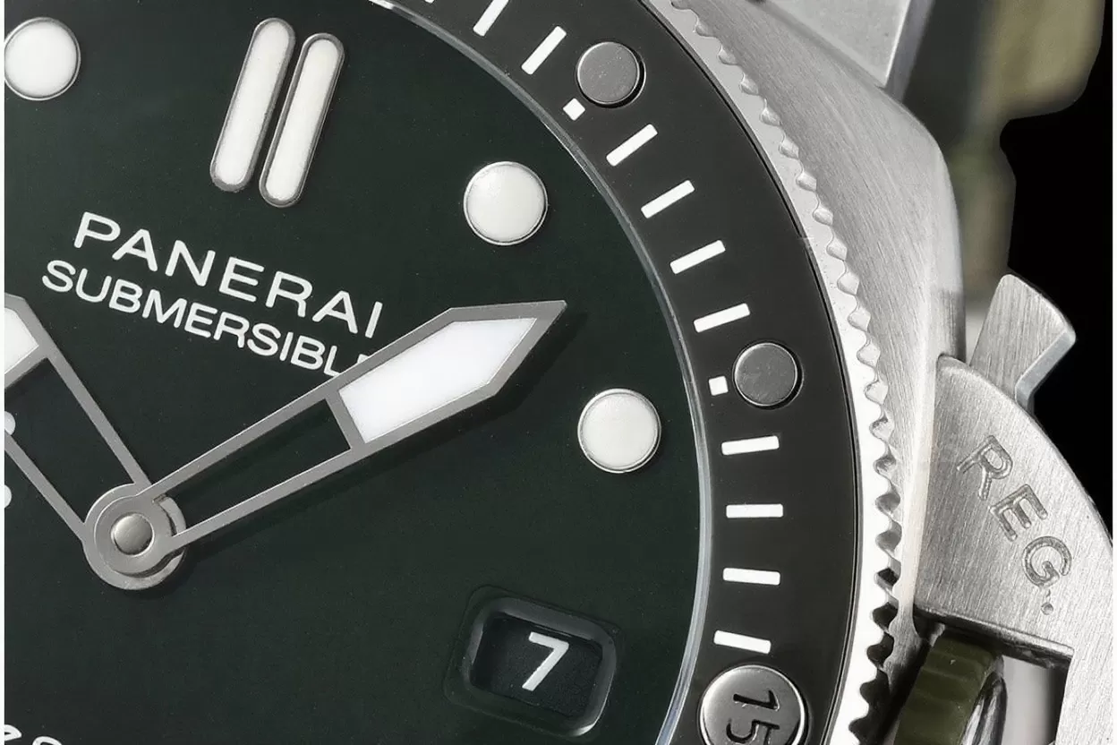Submersible PAM1287 44MM SS/NY Green Dial VSF P900 - Image 6