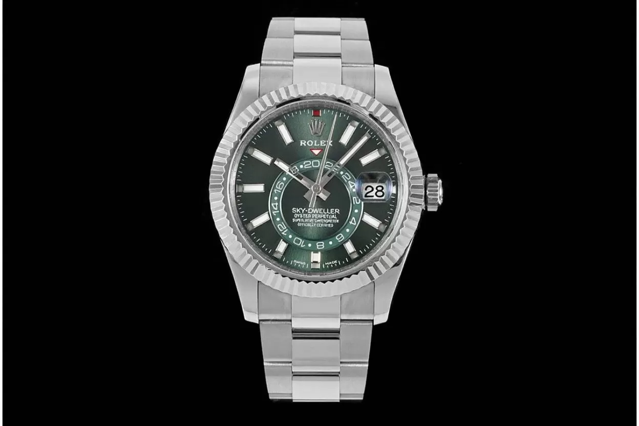 SkyDweller 326934 42mm Oys SS/SS Green Dial ZF A2824 - Image 3