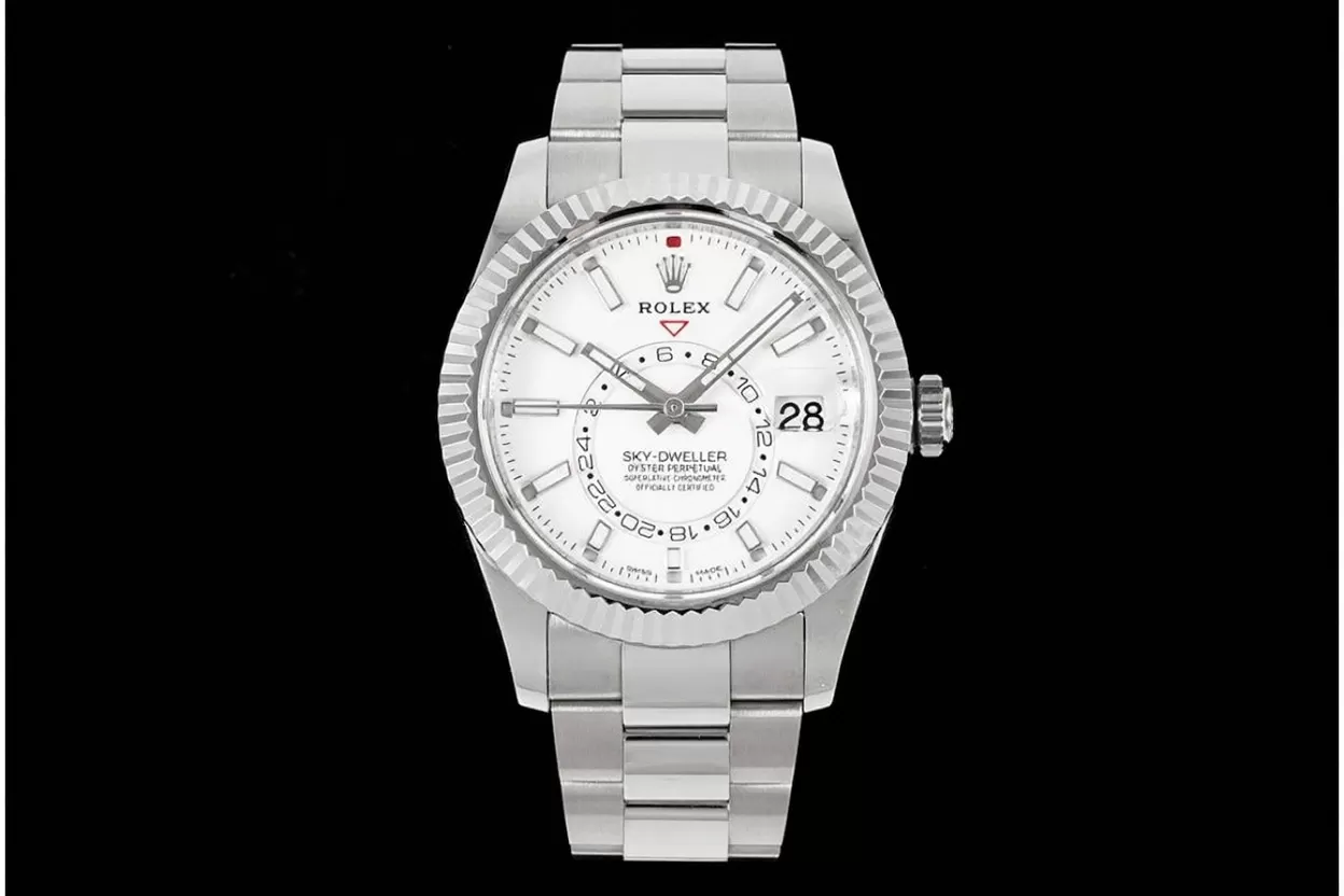 SkyDweller 326934 42mm Oys SS/SS White Dial ZF A2824 - Image 4
