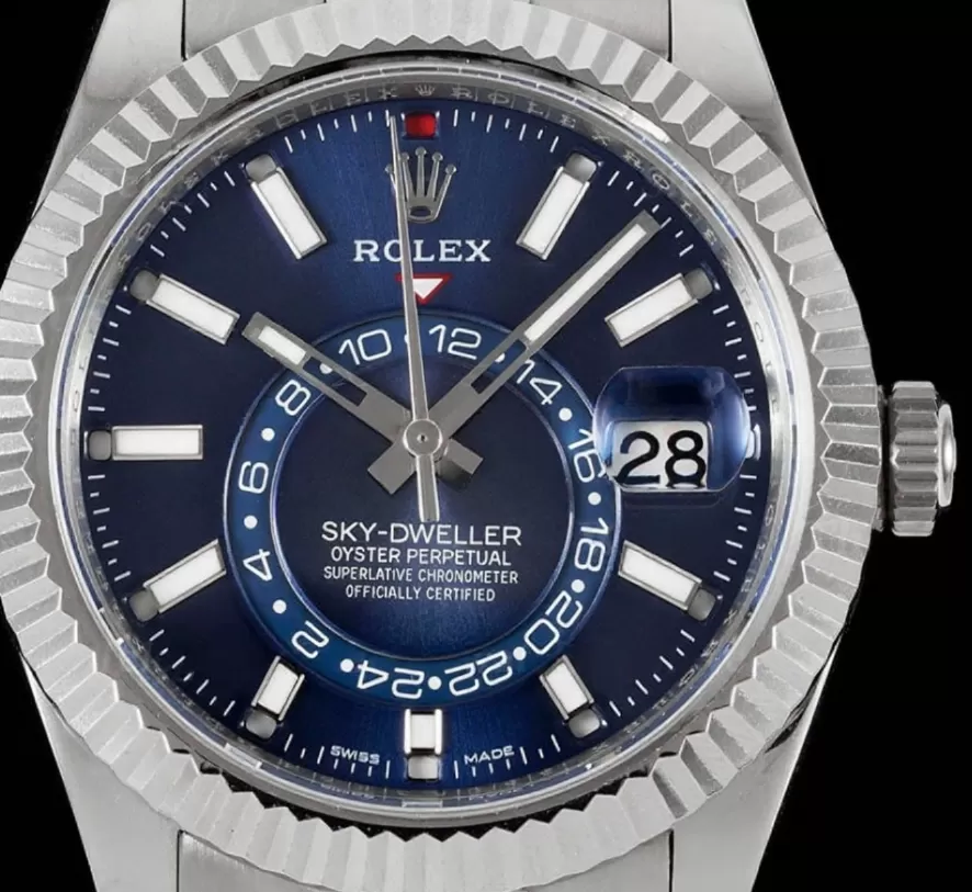 Alternative view of SkyDweller 326934 42mm Oys SS/SS Blue Dial ZF A2824