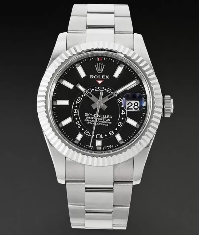 Alternative view of SkyDweller 326934 42mm Oys SS/SS Black Dial ZF A2824