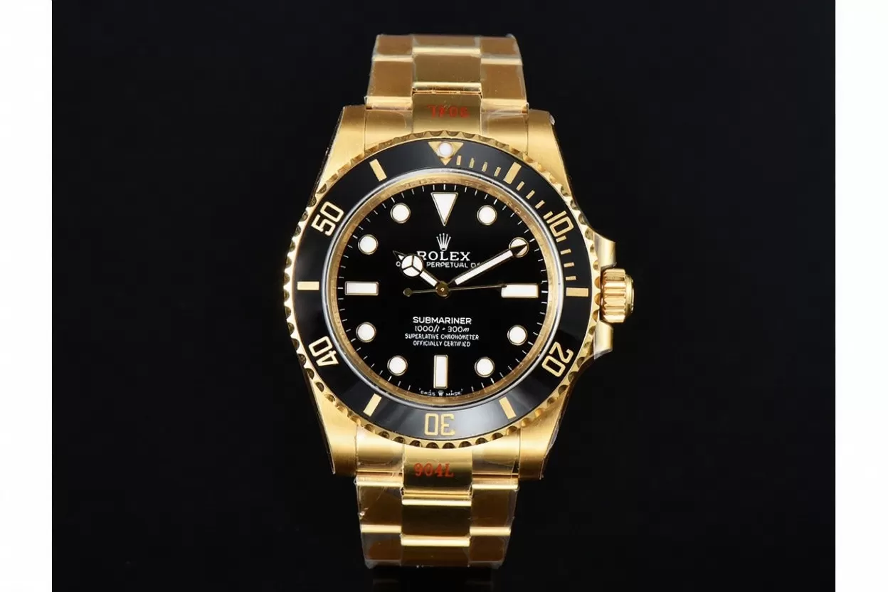 Alternative view of Submariner 126618LN 41mm YG/YG Black Dial VSF DD3235