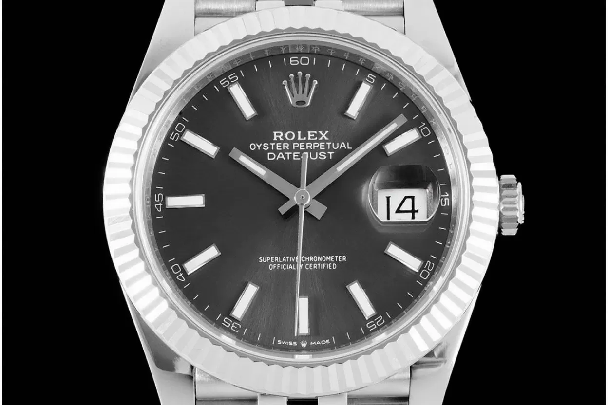 Alternative view of Datejust 126334 41mm Jub SS/SS Grey/Stk VSF DD3235