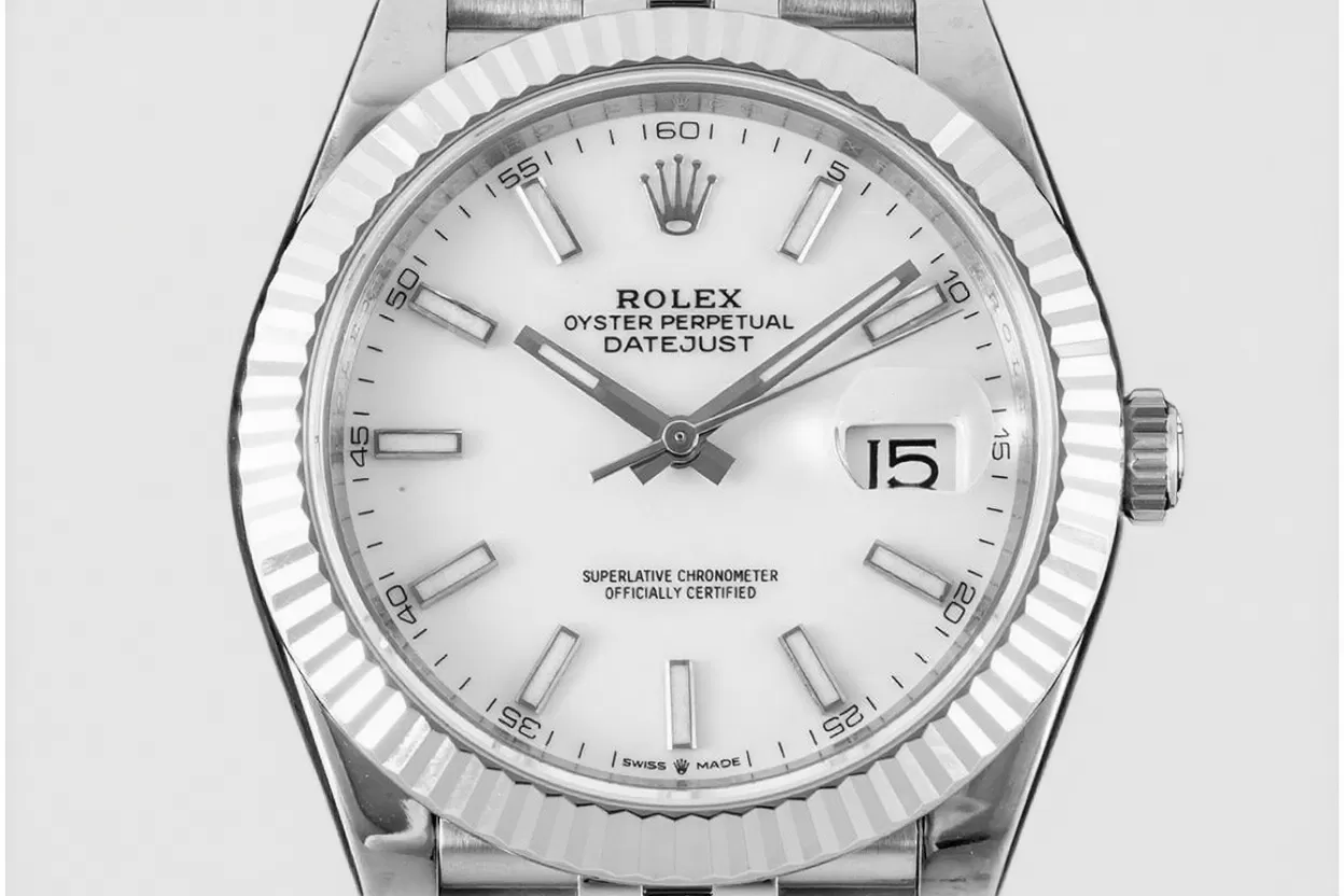 Alternative view of Datejust 126334 41mm Jub SS/SS White/Stk VSF DD3235