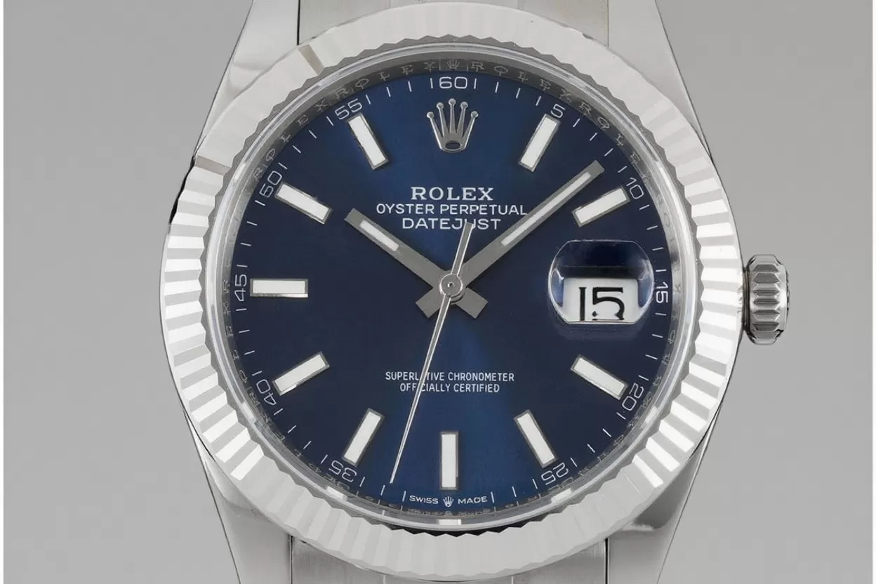 Alternative view of Datejust 126334 41mm Oys SS/SS Blue/Stk VSF DD3235